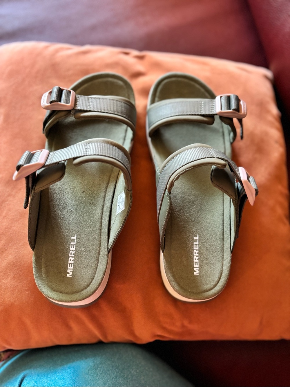Merrell Women’s Alpine Cush Slide in Lichen
